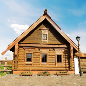 the wooden house