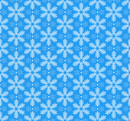 Christmas Pattern - Seamless Pattern for designs Are Great for Packing Christmas  gifts. Blue Color. Vector