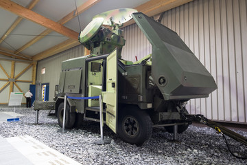 Mobile Militär Radaranlage