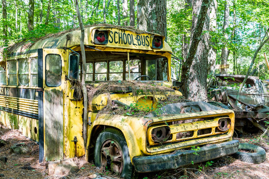 Yellow Chevrolet School Bus