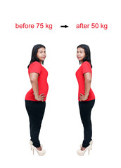 Fototapeta premium after a diet