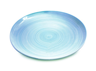 Plate empty isolated on white background