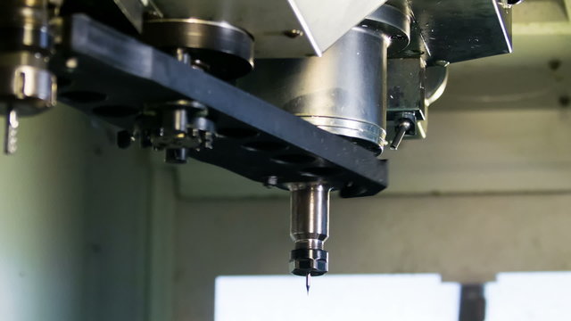 CNC machine change tool process 