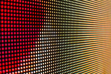 Red and yellow colored smd LED screen