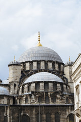 Obraz premium Detail of Yeni Cami Mosque,is an Ottoman imperial mosque