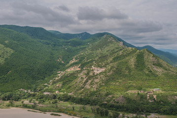 Река Кура,вид с гор