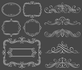 Decorative Calligraphic Frames