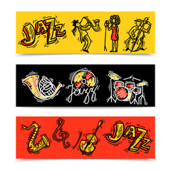 Jazz Banners Set
