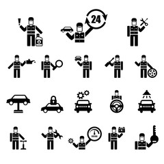 Auto repair Icons