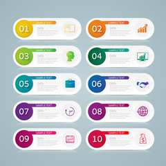 Infographic design template and marketing icons, Business concep