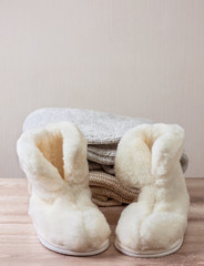  warm winter sheepskin slippers