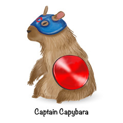 Captain capybara - 90627967