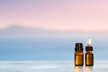 Aromatherapy essential oils - obrazy, fototapety, plakaty