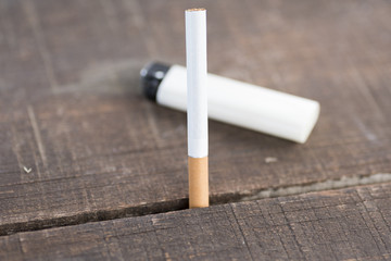 lighter and cigarette