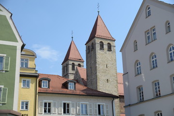Fototapeta na wymiar Niedermünster in Regensburg