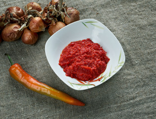 Red curry  pepper paste