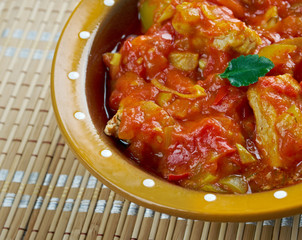 Meat or  Dhansak