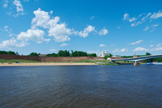  View at river Volkhov in Veliky Novgorod