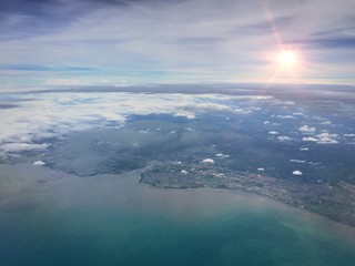 from the sky to the earth