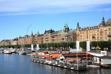 Fototapeta premium View of Strandvagen,Stockholm