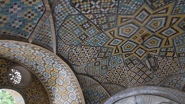 Golestan Palace building of Karim Khan of Zand walls