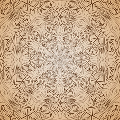 Abstract pattern in beige and brown