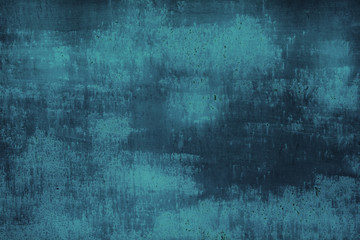 Blue steel rusty metal, grunge background