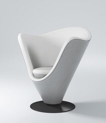 Poltrona bianca design nuova