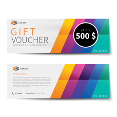 gift voucher discount  template design