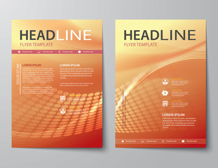 set of abstract business magazine cover , flyer, brochure flat d