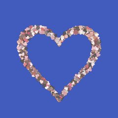 Obraz premium Love heart Valentine shape
