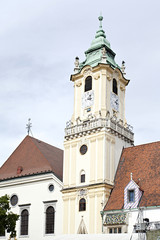 Fototapeta na wymiar Bratislava, Rathaus-Turm