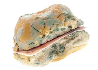 Obraz premium Mouldy Old Ham Roll