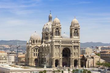 Fototapeta na wymiar Cathedral de la Major in Marseille