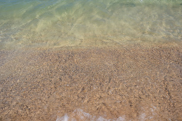 Wellen am Tyrrhenische Meer