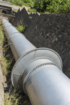 Large water pipes