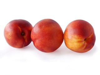 red and golden,sweet peaches