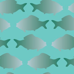 Fototapeta na wymiar vector illustration of the goldfish