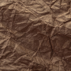 Fototapeta premium Texture of crumpled paper - Natural recycled paper background