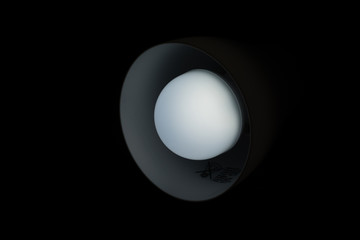 Lamp in the darkness