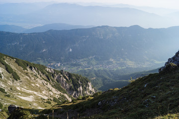 Fototapeta premium Aussicht vom Berggipfel
