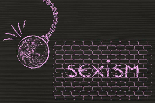wrecking ball against sexism