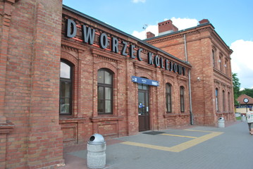 dworzec kolejowy w Myszkowie