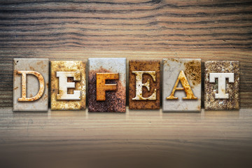 Defeat Concept Letterpress Theme