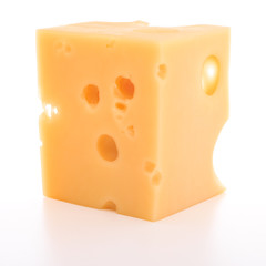 cheese isolated on white background cutout