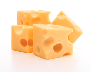cheese isolated on white background cutout