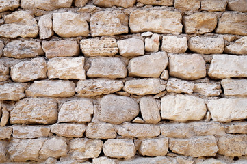 Wall made of stone rectangular shape