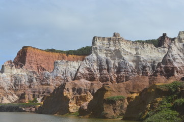 Colored cliffs - Falésias
