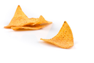 Naklejka premium Corn nachos chips