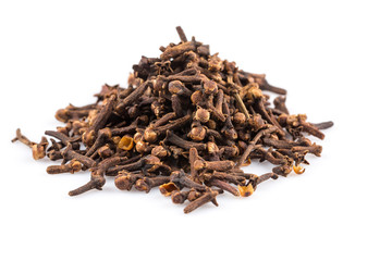 Cloves isolated on white background
